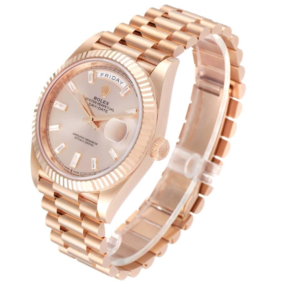 rose gold presidential rolex