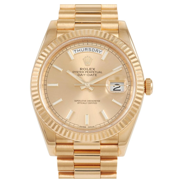 Wunderschne Rolex Day Date Gold Gold Bild