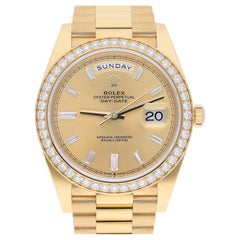Rolex Day Date 40 Presidential 228348RBR Yellow Gold Factory Diamond Dial Bezel