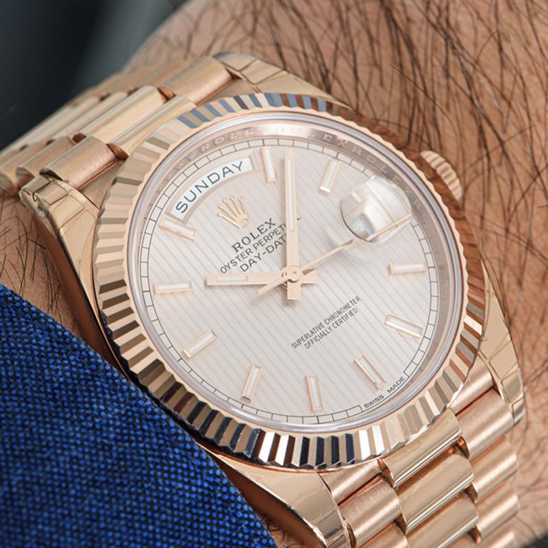 Rolex Day-Date 40 Rose Gold 228235 For Sale 2