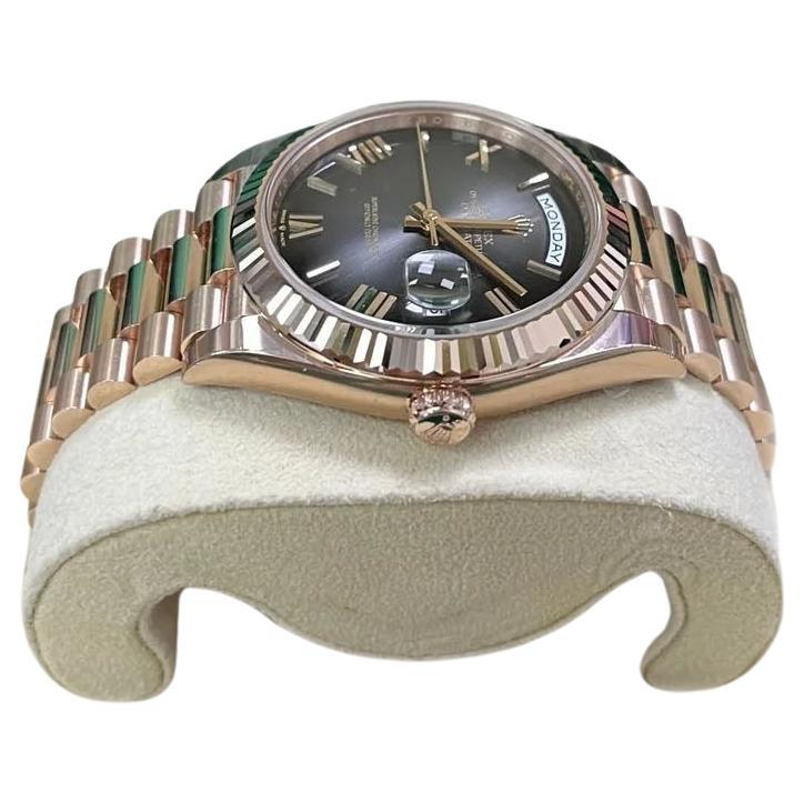 Rolex Day-Date 40 Pizarra Ombre Esfera Romana 228235 en venta