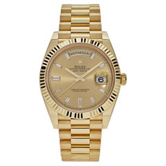 Rolex Day-Date Yellow Gold Champagne Diamond Dial 228238