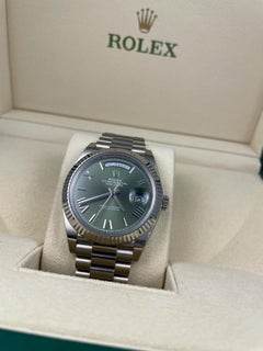 Rolex Day-Date White Gold Olive Dial Ref. 228239