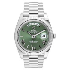 Rolex Day-Date White Gold Olive Dial Ref. 228239