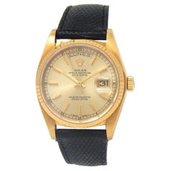 Rolex Day-Date '6 Serial' 18 Karat Yellow Gold Men's Watch Automatic 18038