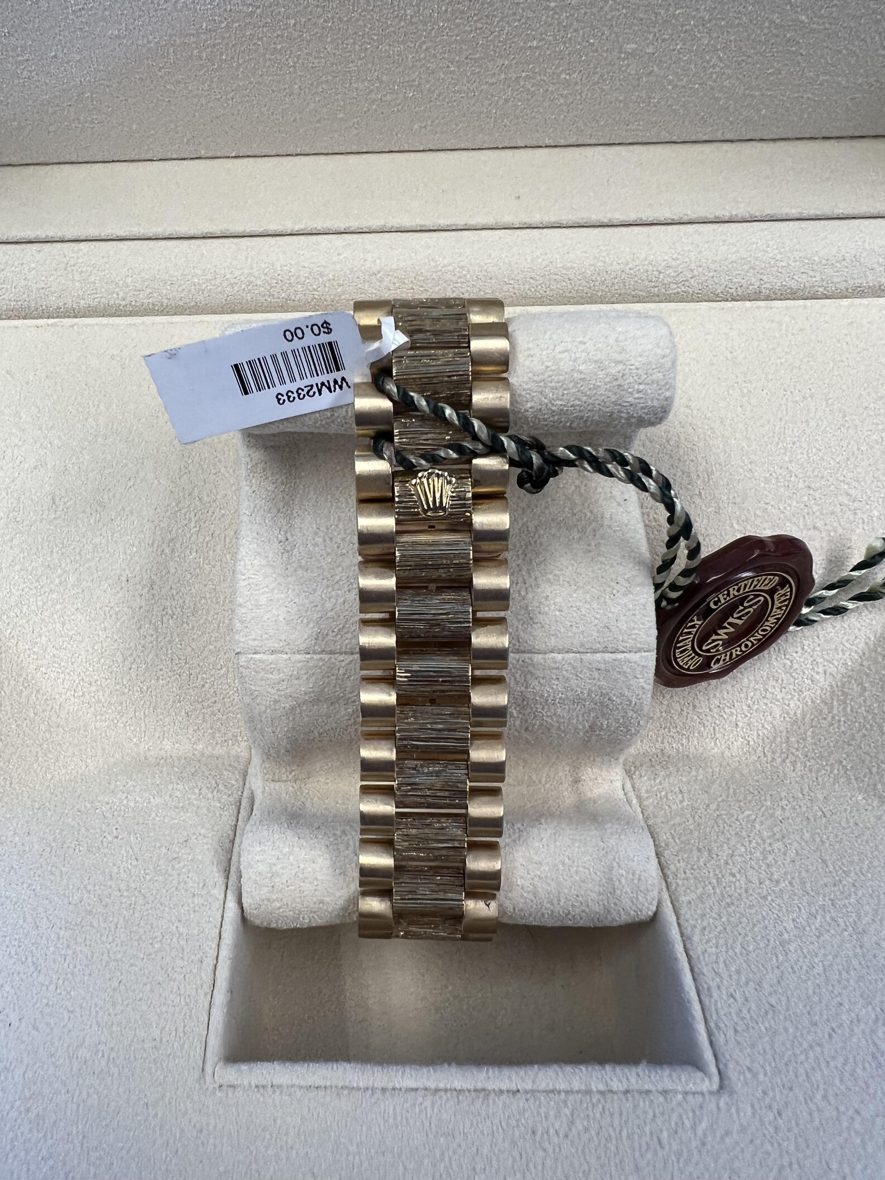 Rolex Day-Date Bark Finish President For Sale 1