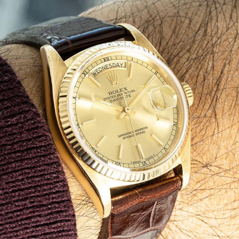 Rolex Day-Date Champagne Dial 18038 4