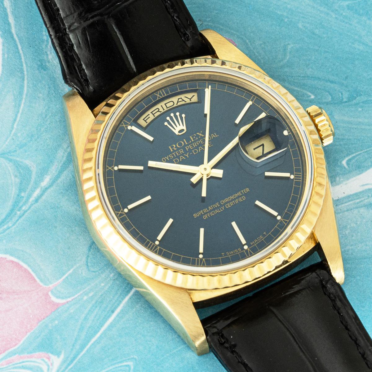 Rolex Day-Date Gold 18238 Excellent état - En vente à Mayfair, London, London