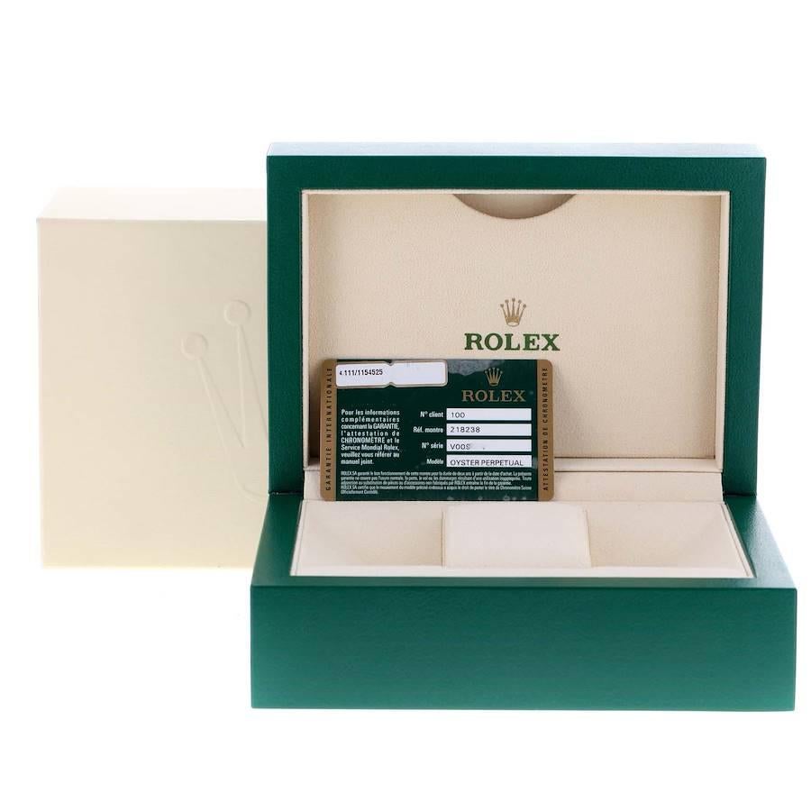 Rolex Day-Date II 41 President Yellow Gold Mens Watch 218238 Box Card For Sale 5