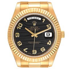 Rolex Day-Date II 41 President Gelbgold Herrenuhr 218238 Box Card