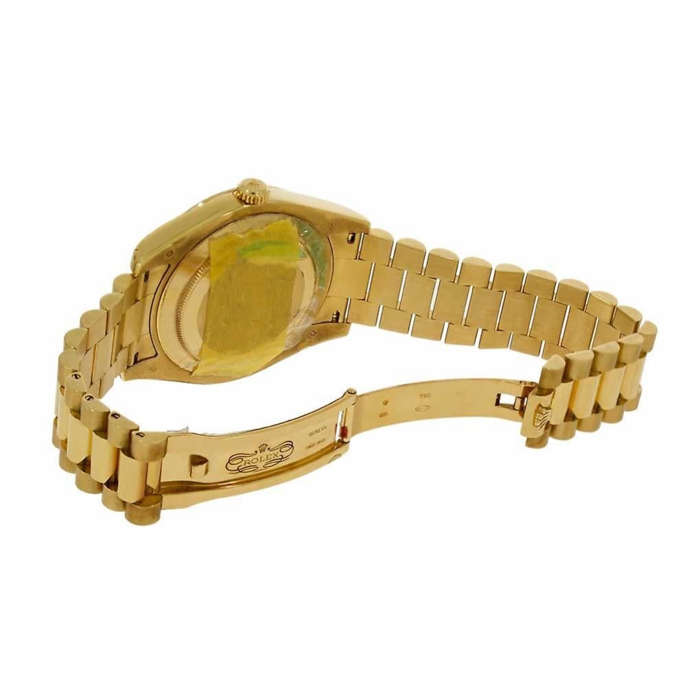 Rolex Day-Date II 18 Karat Yellow Gold Champagne Dial Watch 218238 For ...