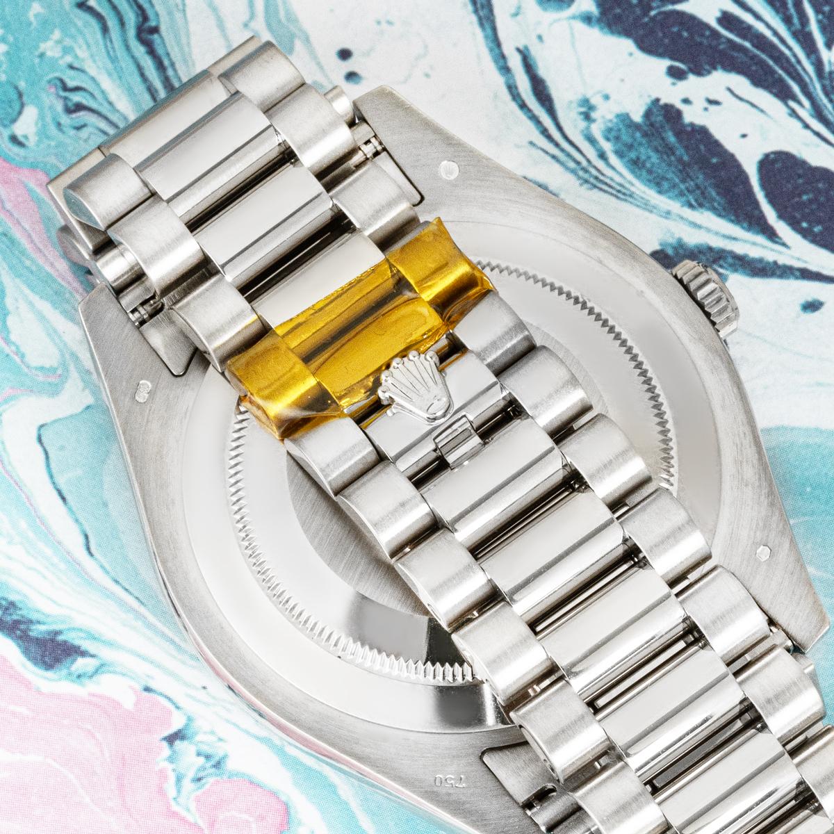 Rolex Day-Date II Diamond Dial 218239 in vendita 2