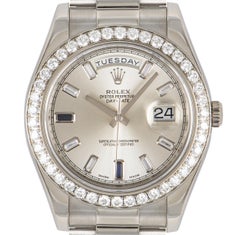 Rolex Day-Date II Diamond Set White Gold 41mm 218349