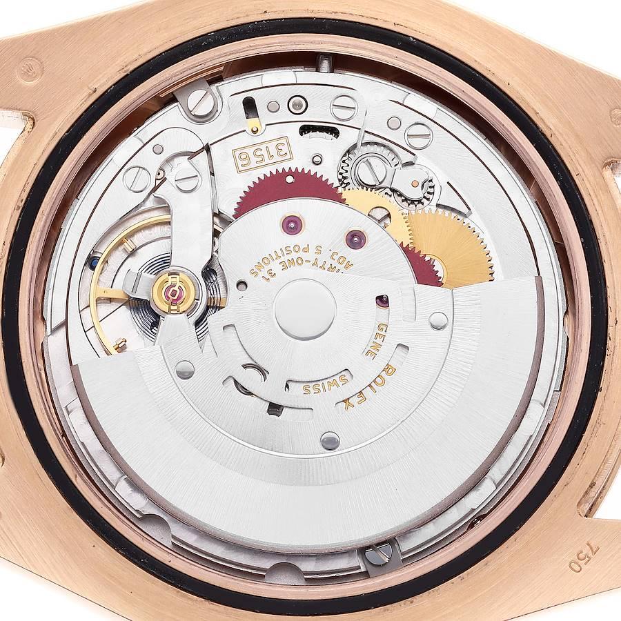 Rolex Day-Date II Everose Concentric Roman Dial Rose Gold Watch 218235 Box Card For Sale 3