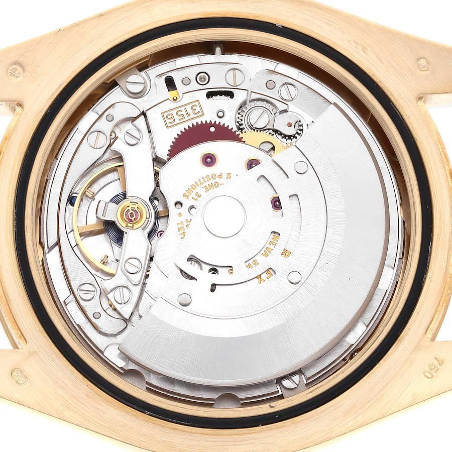 Rolex Day-Date II President 41 Gelbgold Diamant-Herrenuhr 218238 Box Card im Angebot 5