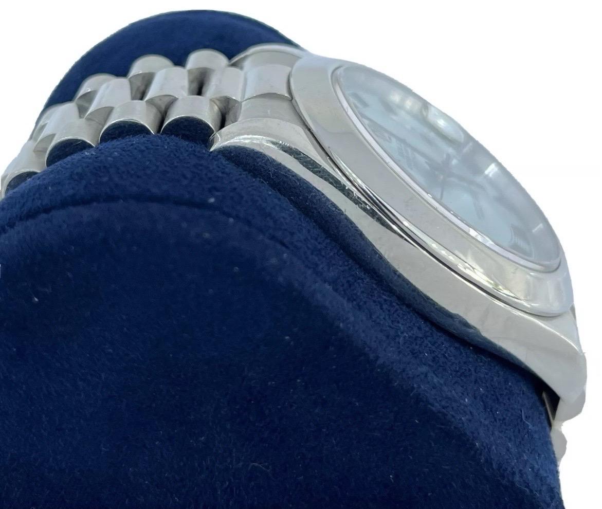 Rolex Day-Date II President Platinum Ice Blue Concentric 41mm Watch B/P V 218206 For Sale 1