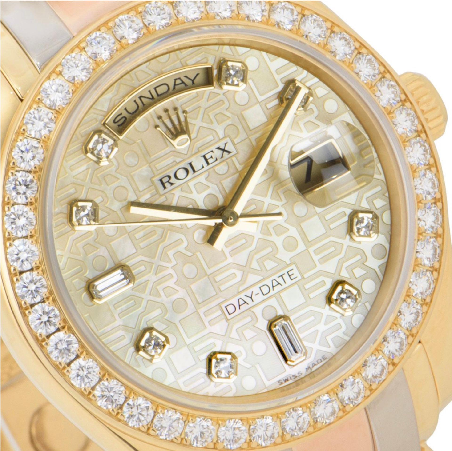 Rolex Day-Date Masterpiece Perlenmaster Diamant-Uhr mit Set im Zustand „Hervorragend“ im Angebot in London, GB