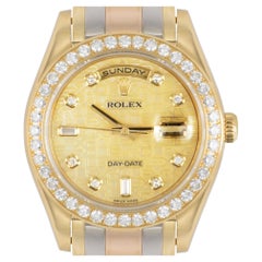 Rolex Day-Date Masterpiece Pearlmaster Diamond Set Watch