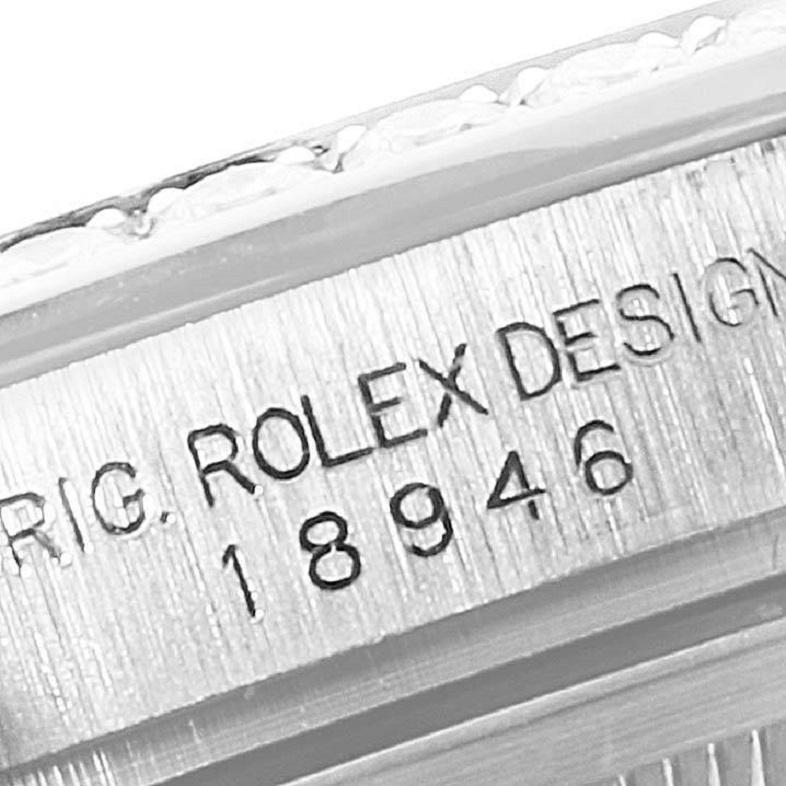 Men's Rolex Day-Date Masterpiece Special Edition Platinum Diamond Mens Watch 18946 For Sale