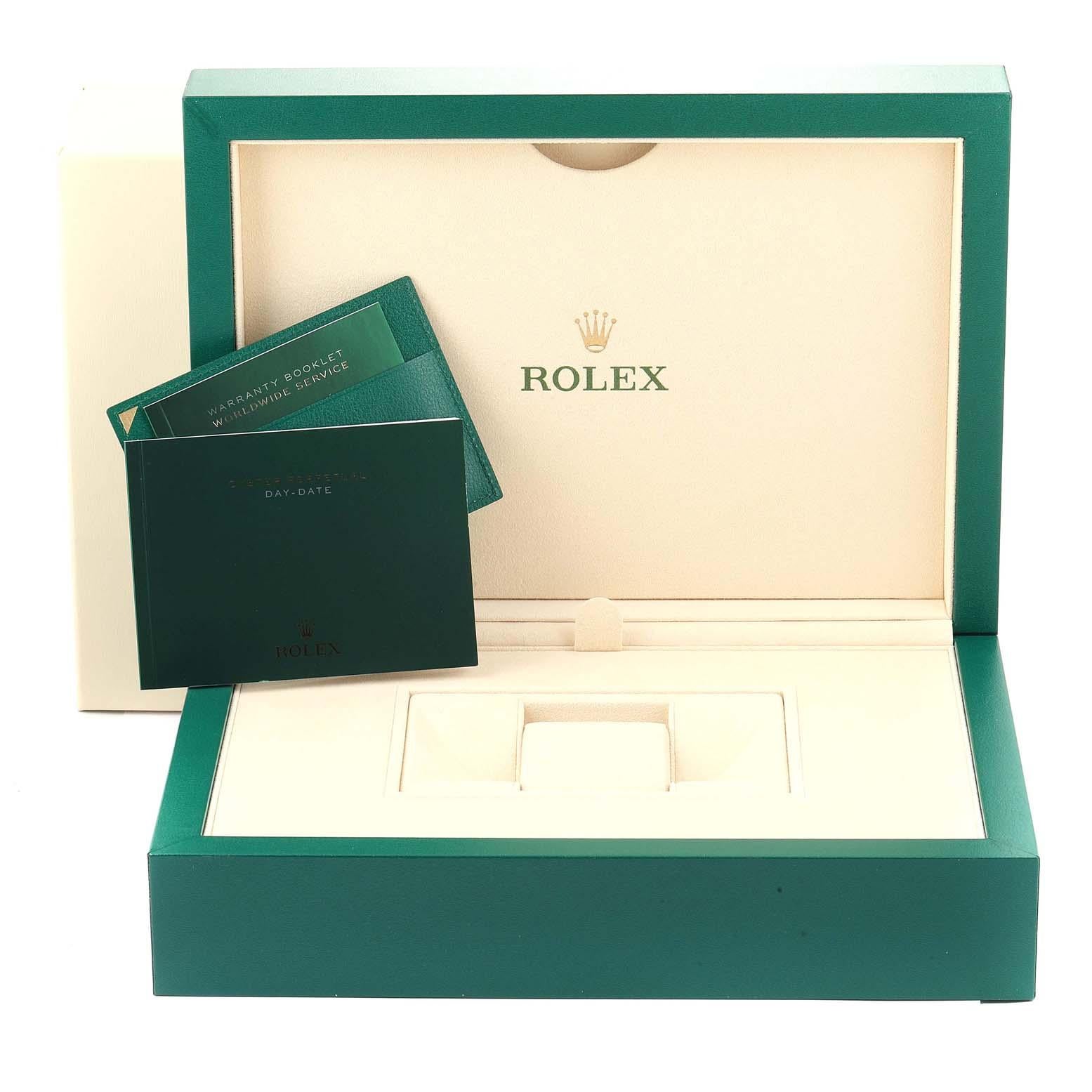 Rolex Day-Date Masterpiece Special Edition Yellow Gold Diamond Watch 18948 For Sale 4