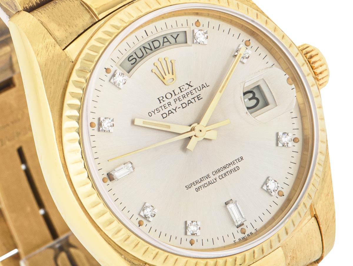 Rolex Montre jour-Date NOS avec cadran en diamant 18038 Neuf - En vente à London, GB
