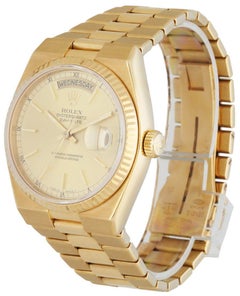 Rolex Rolex Day Date Oysterquartz 19018 18K Gelbgold Herrenuhr