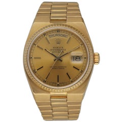 Rolex Day Date Oysterquartz 19018 18K Gelbgold Herrenuhr