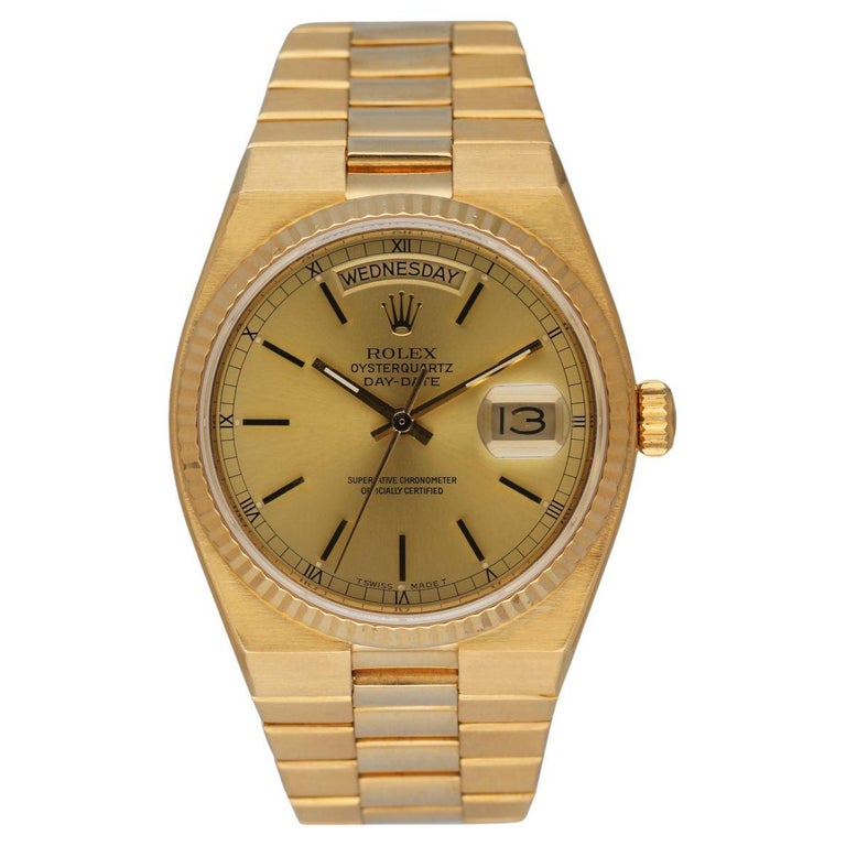 Mens 18k Rolex Watch - 194 For Sale on 1stDibs