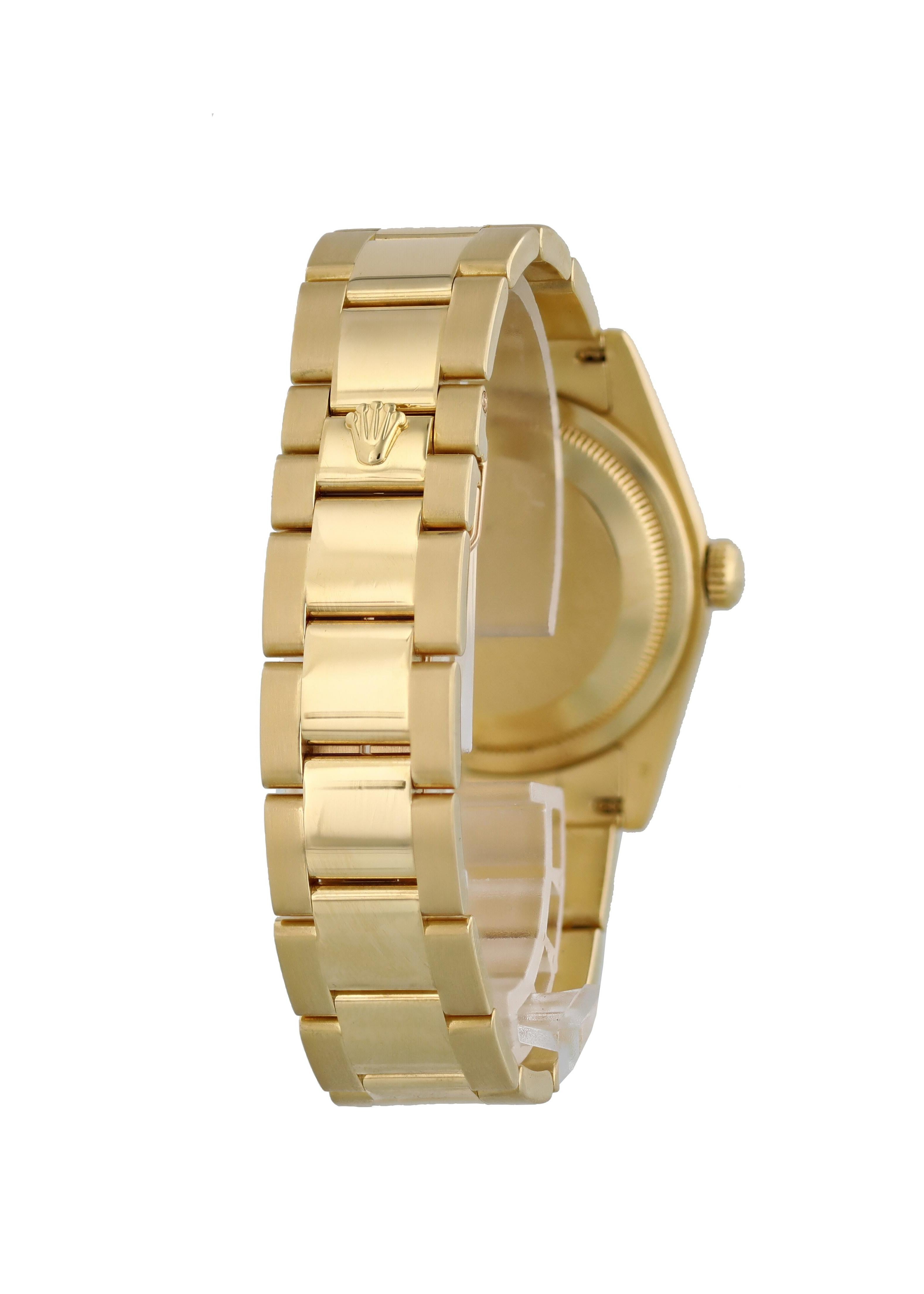 Rolex Day-Date President 118208 18 Karat Yellow Gold Men's Watch For Sale 1