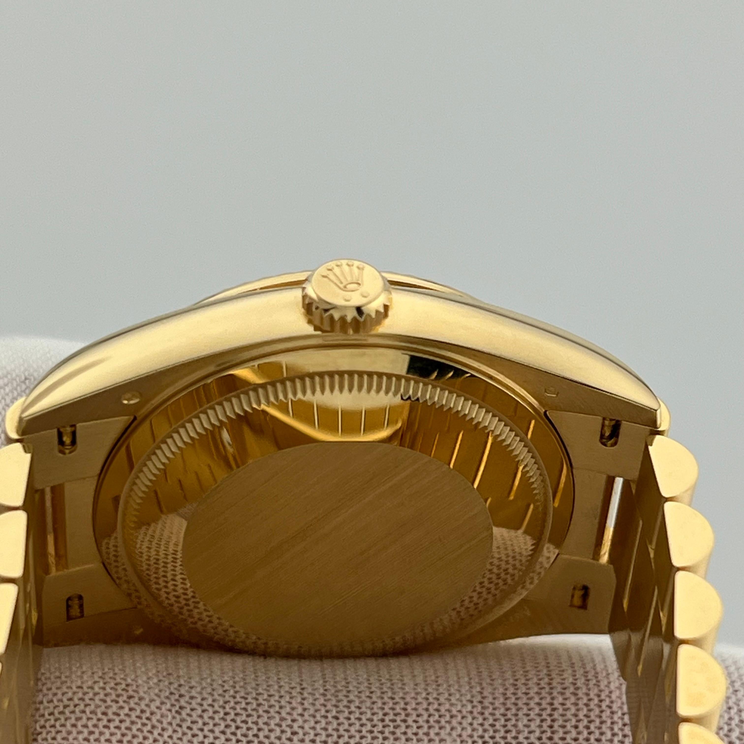 Men's Rolex Day Date President 128238 36mm Champagne Dial 18K Gold Box Paper 2023