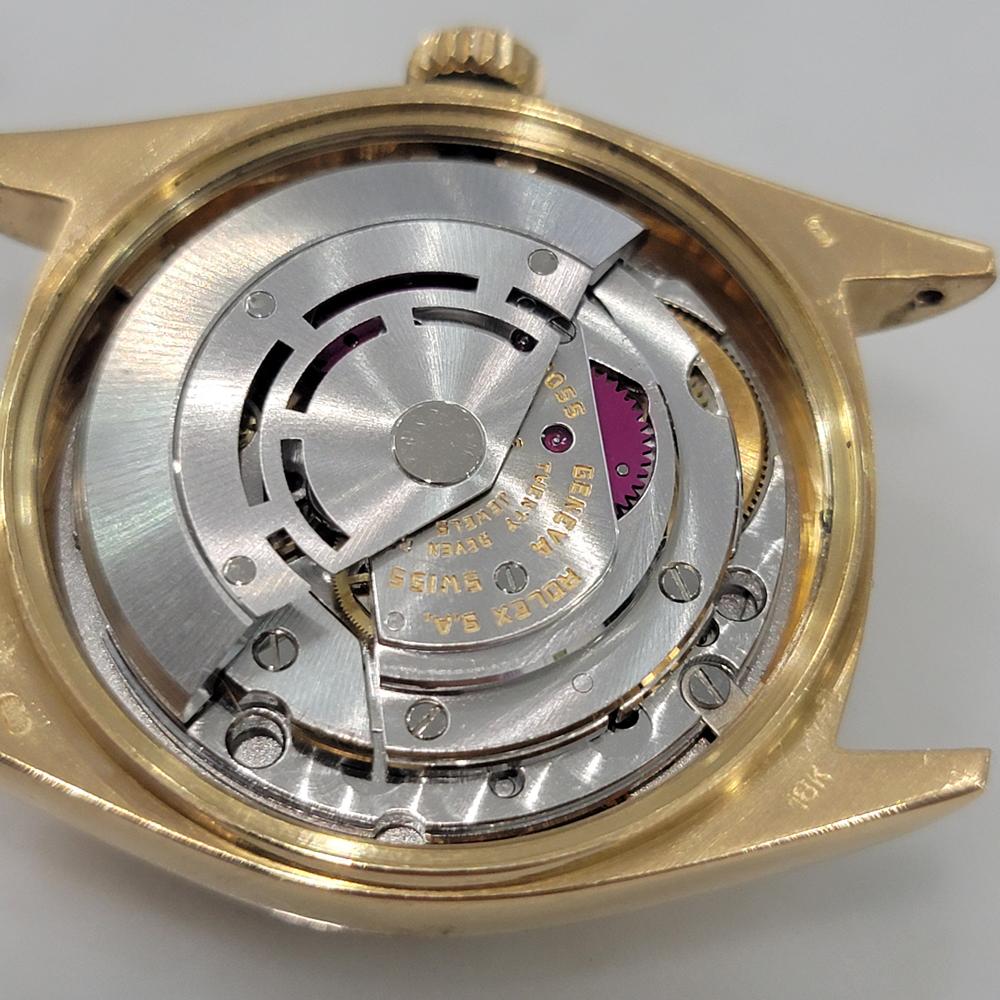 Rolex Day Date President 18038 Oro 18k Uomo Automatico Anni '70 Svizzero RA540 in vendita 10