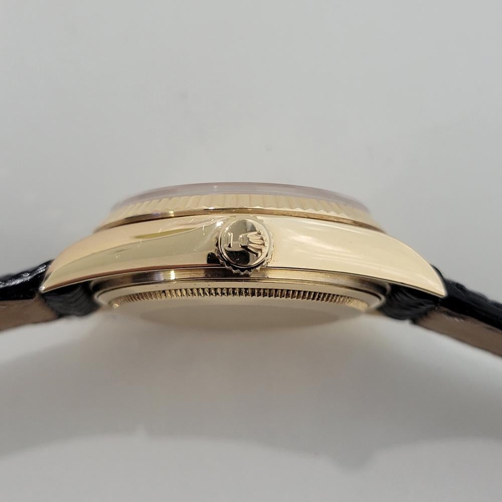 Rolex Day Date President 18038 Oro 18k Uomo Automatico Anni '70 Svizzero RA540 in vendita 4