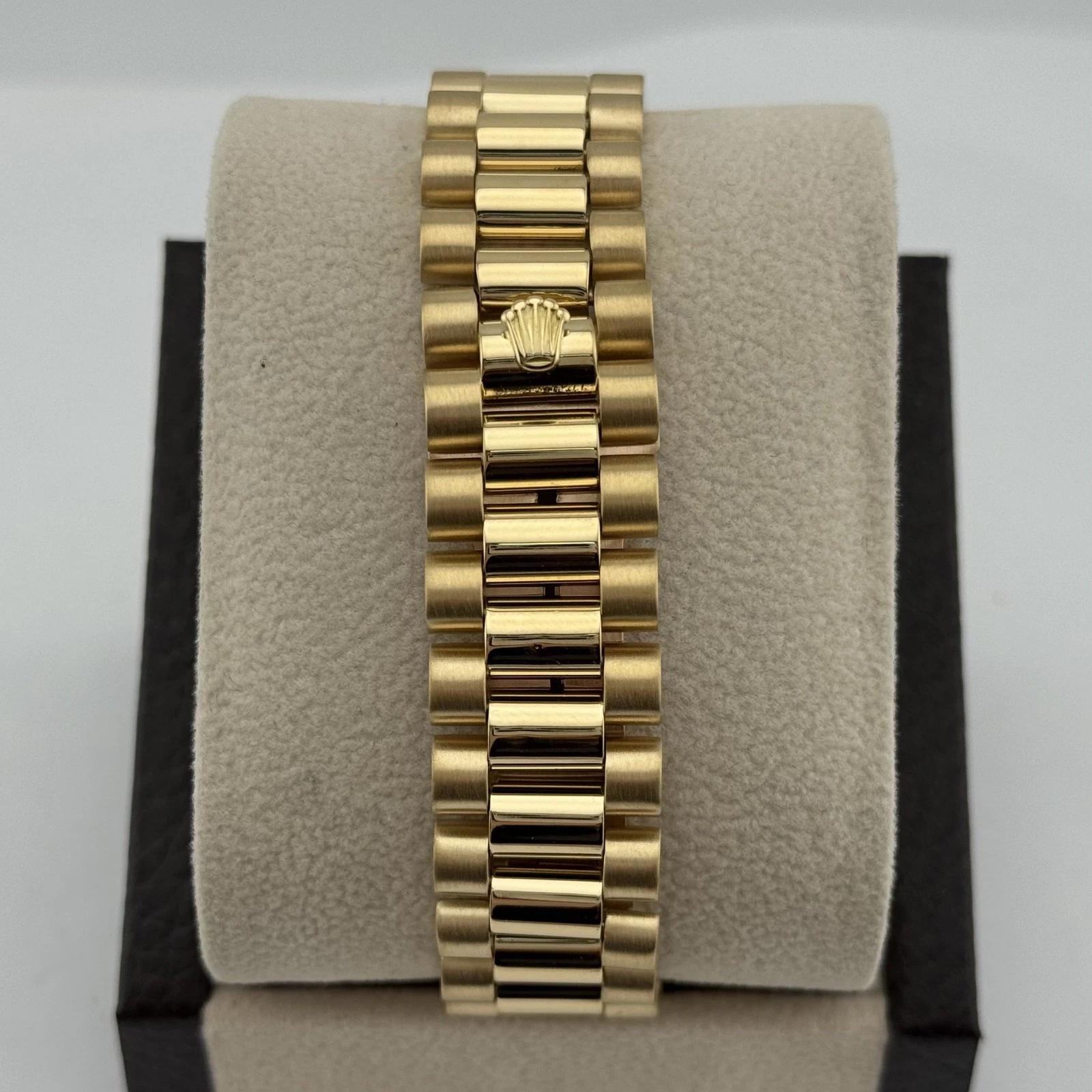 Rolex Day Date President 18038 36mm Cadran Champagne Or jaune 18K Bon état à San Diego, CA