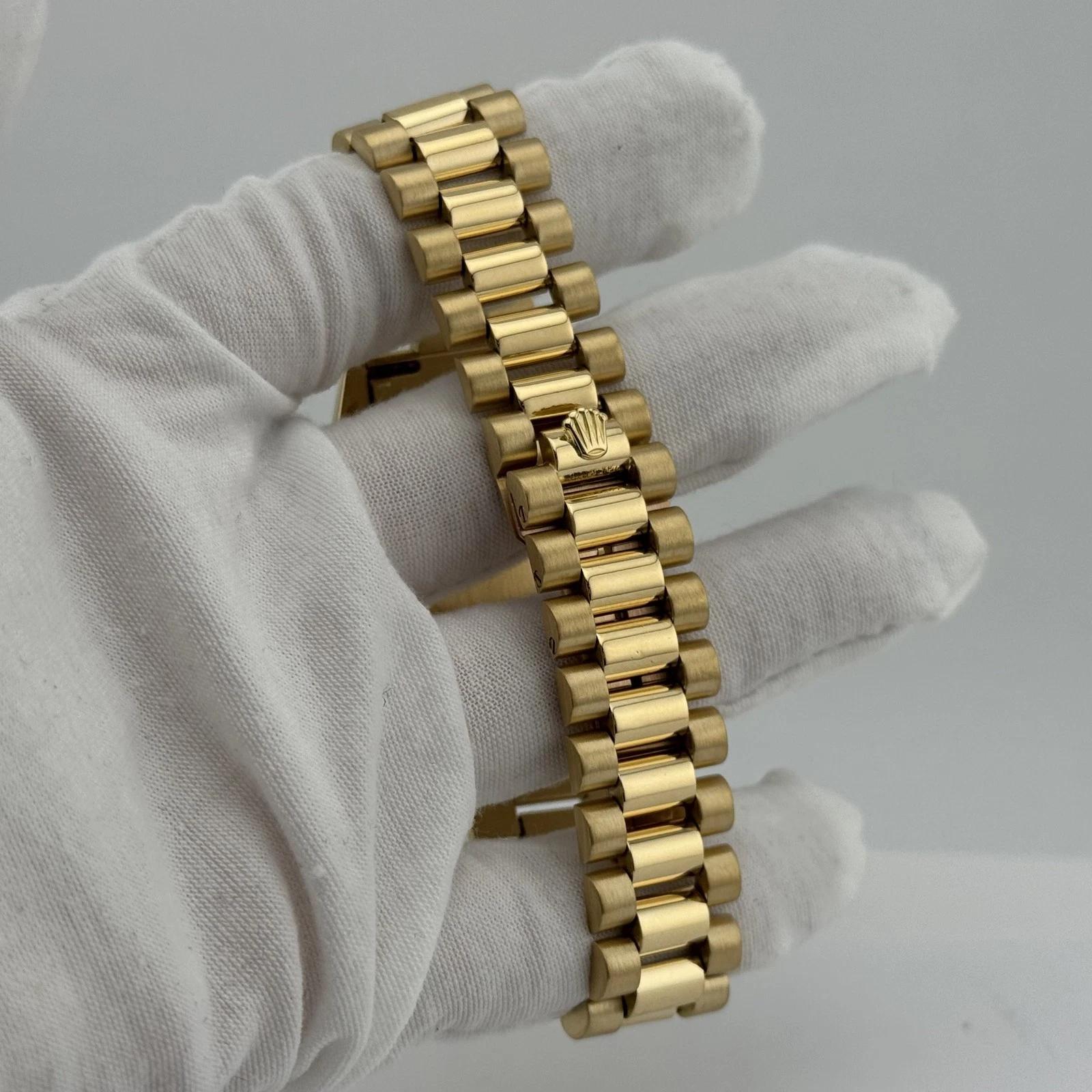 Rolex Day Date President 18038 36mm Cadran Champagne Or jaune 18K 3