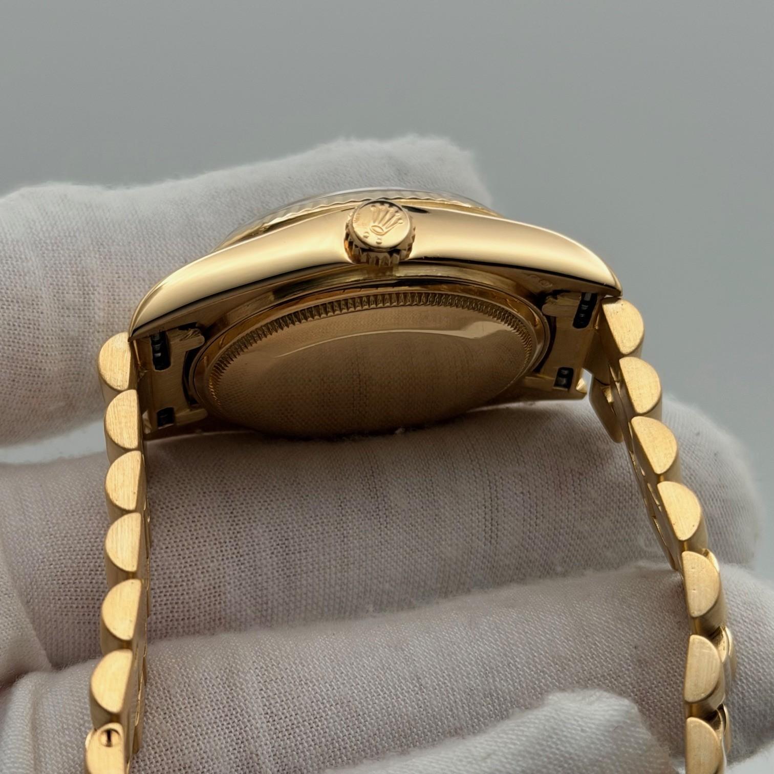 Rolex Day Date President 18038 36mm Champagne Dial 18K Yellow Gold For ...