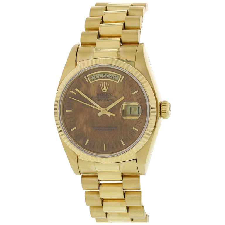 rolex wood dial for sale