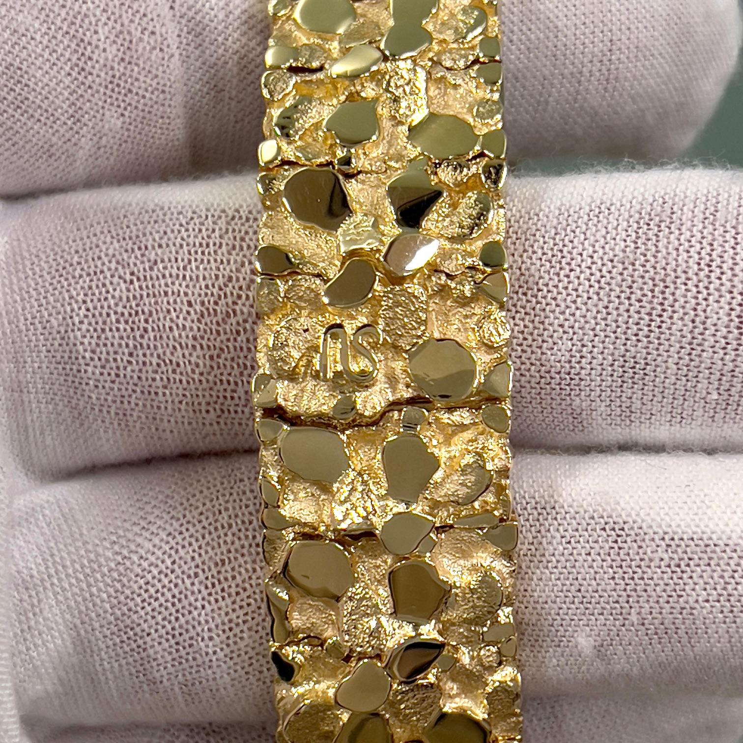 Rolex Day Date President 18038 Yellow Gold Nugget Band For Sale 1