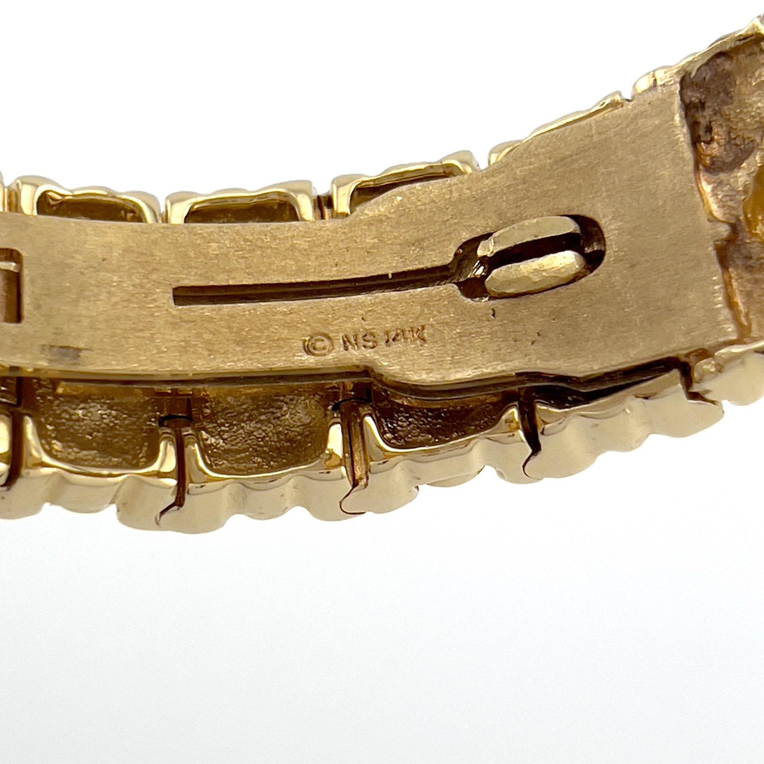 Rolex Day Date President 18038 Yellow Gold Nugget Band For Sale 4