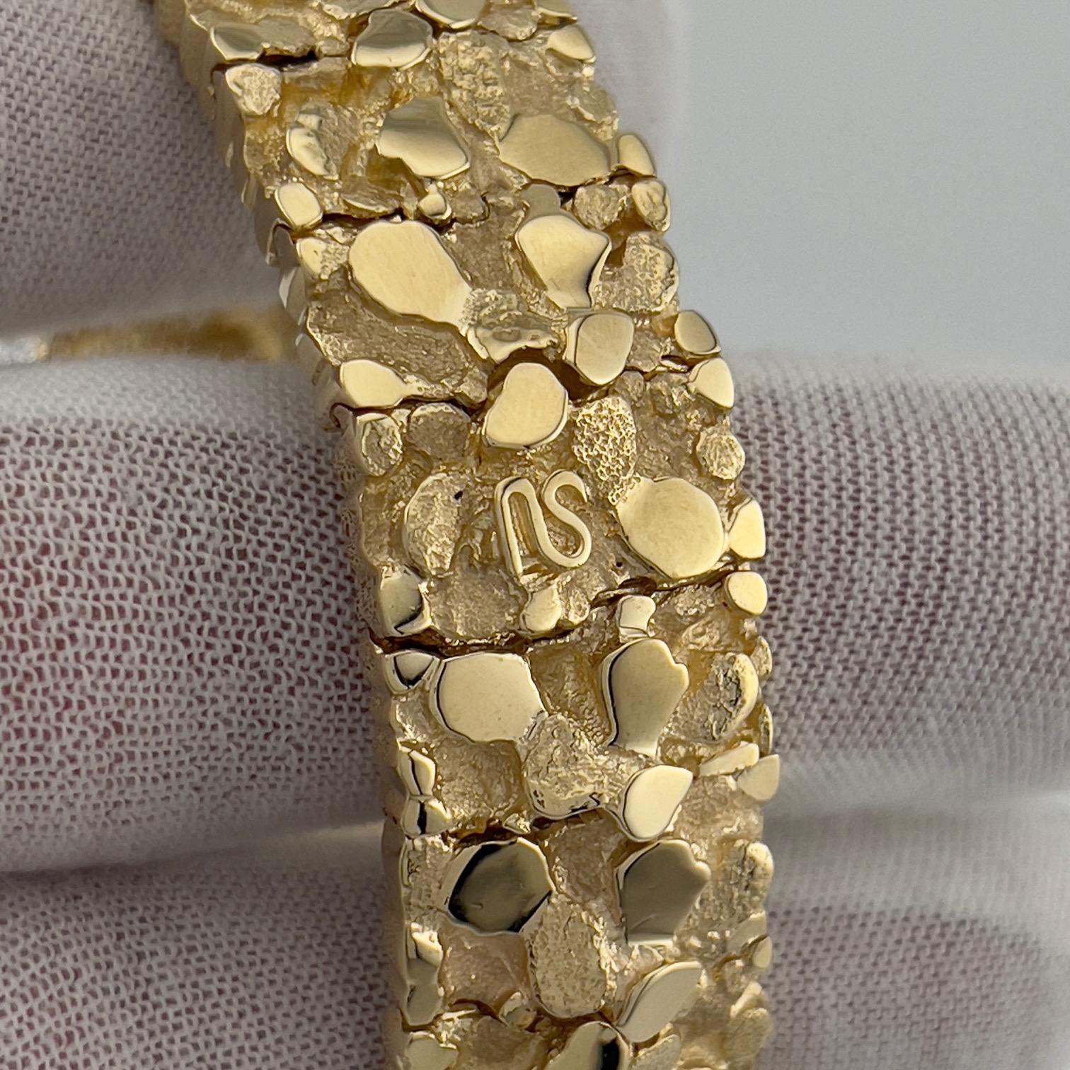 Rolex Day Date President 18038 Yellow Gold Nugget Band For Sale 5