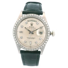 Reloj Rolex Day-Date President 1804 de oro blanco de 18 quilates para caballero