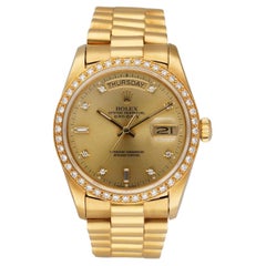 Rolex Day-Date President 18048 Diamond Men's Watch