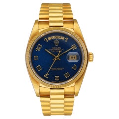 Rolex Day Date President 18238 18k Yellow Gold Anniversary Dial Men's Watch