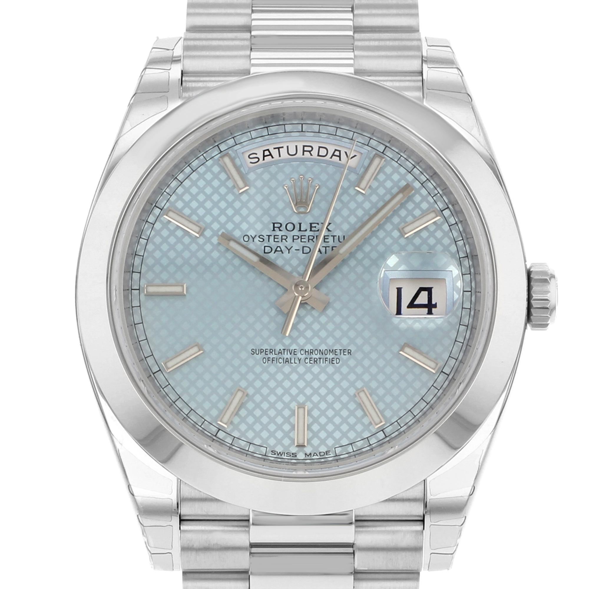 platinum ice blue rolex