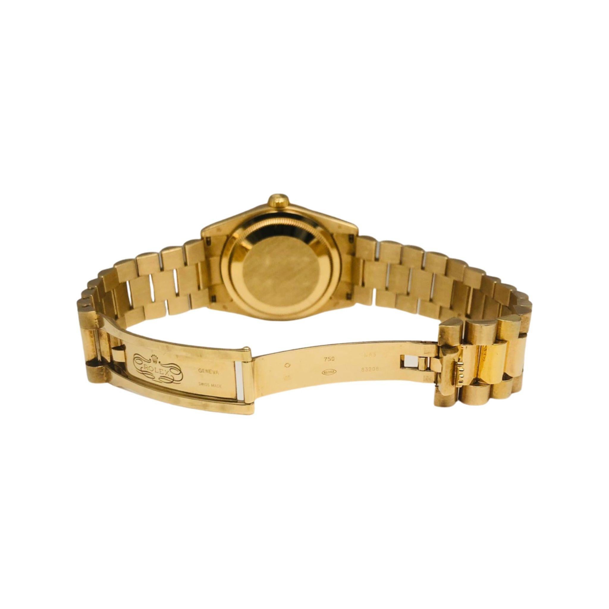 Rolex Day-Date President Band Diamant-Zifferblatt 18k Gelbgold Ref. 118238 1