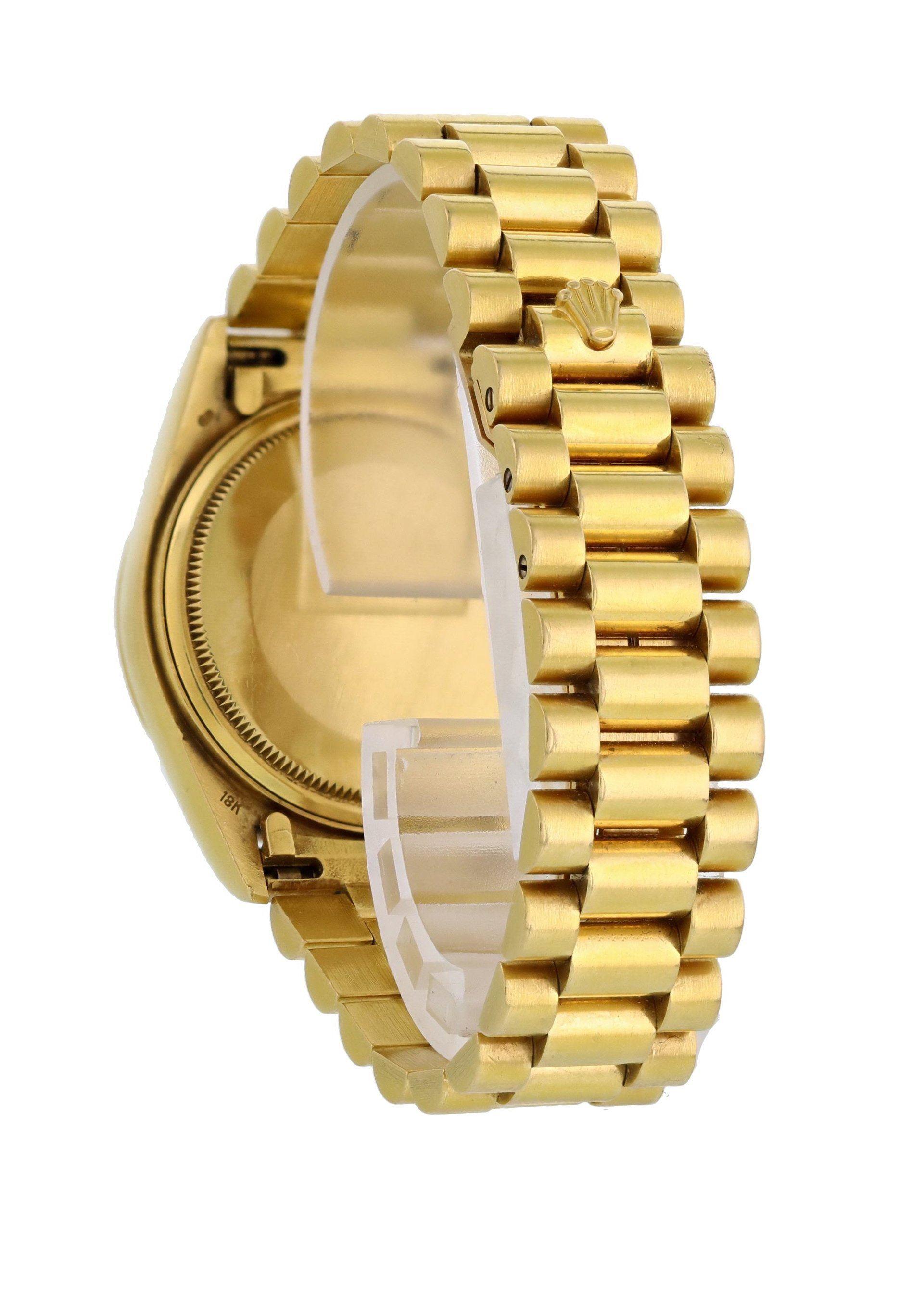 Rolex Day-Date President Diamond Dial 18038 Men's Watch For Sale 2