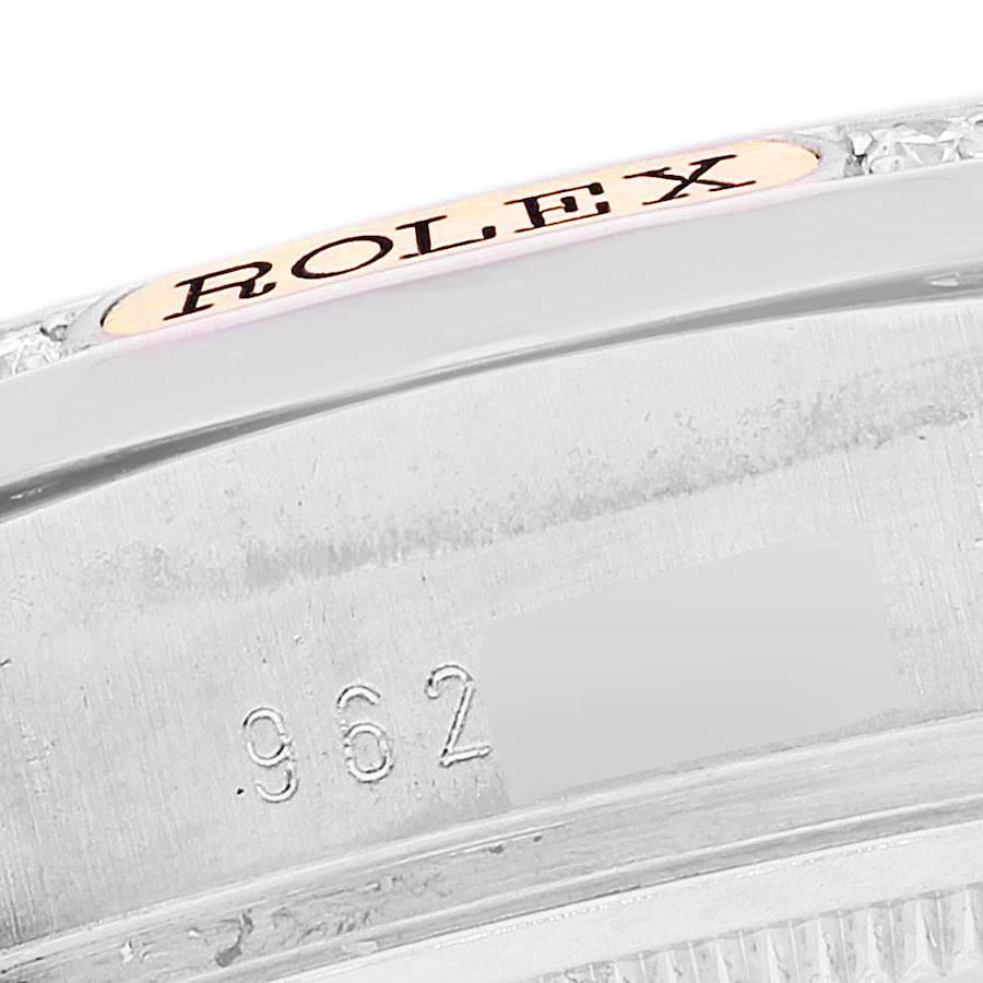Men's Rolex Day-Date President Tridor White Rose Yellow Gold Diamond Mens Watch 18139 For Sale