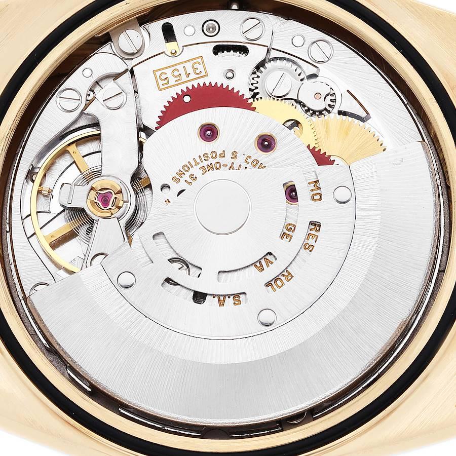Rolex Day-Date President Gelbgold Bark Finish Herrenuhr 18248 5