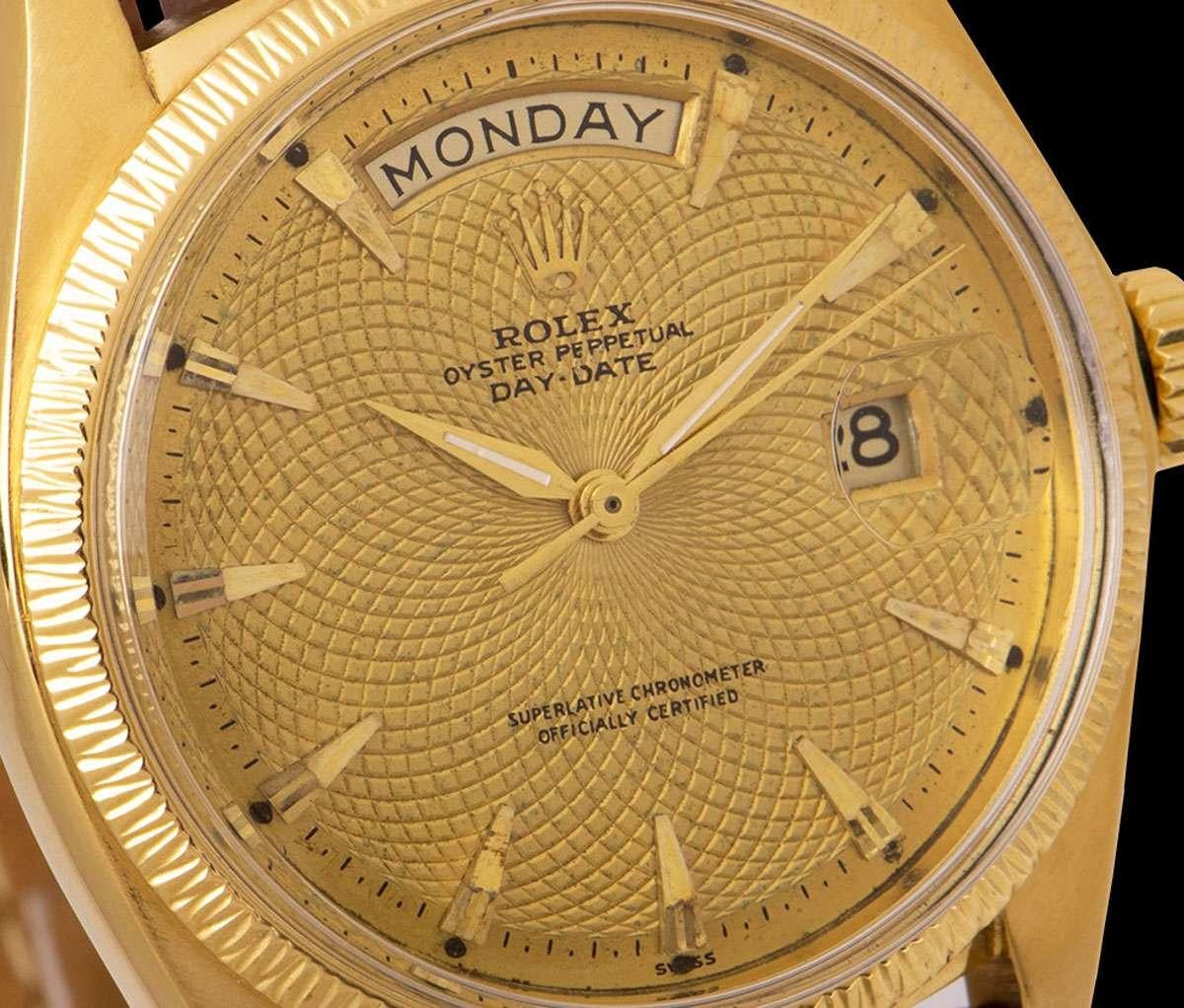 rolex guilloche dial