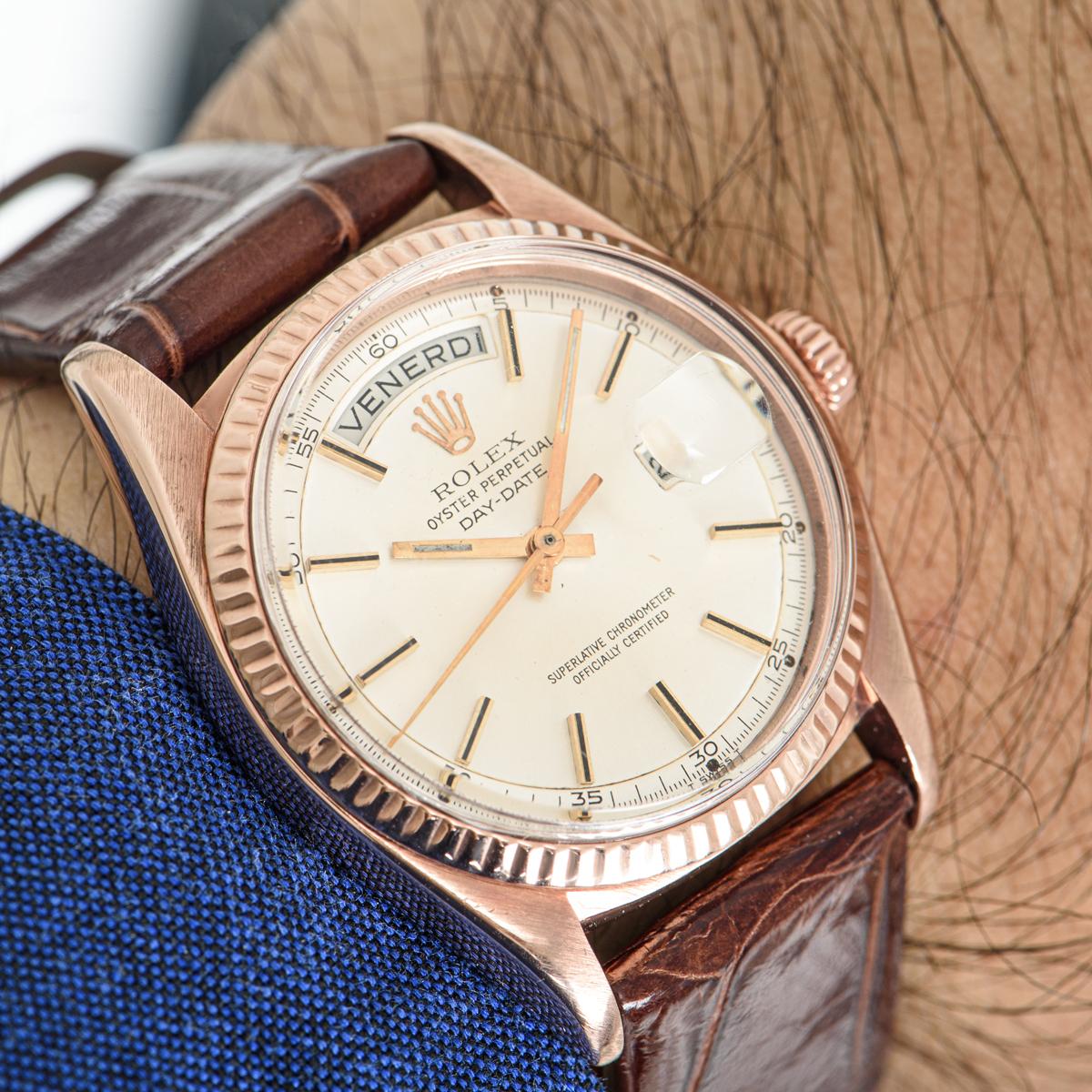 rolex 1803 rose gold