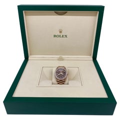 Used Rolex Day Date Rose Gold Chocolate Dial 40mm 